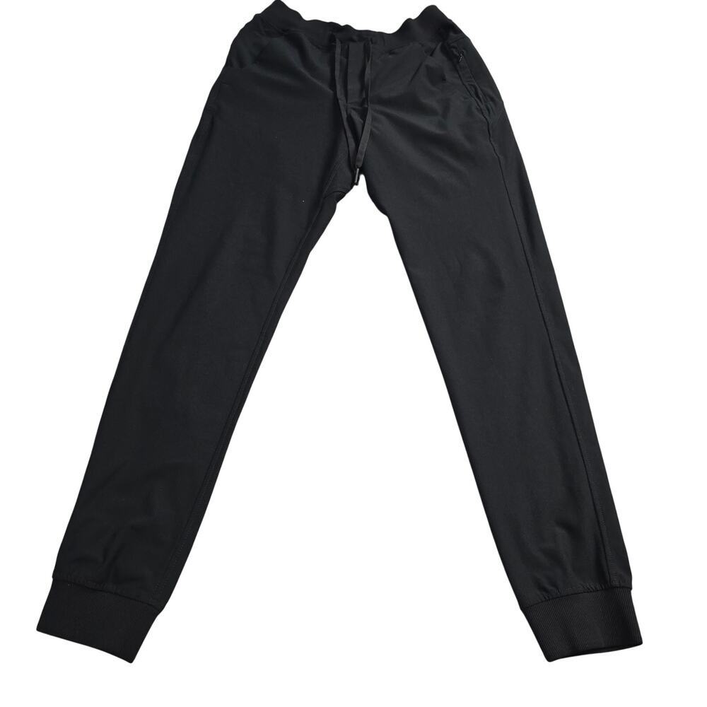 Birddogs Boom Jogger Pants S Black Lined Athletic Running Performance Zip Pocket